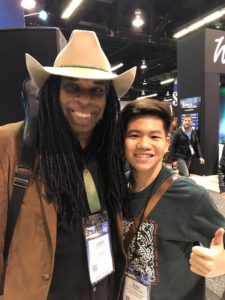 Larry Mitchell NAMM 20 with Alex Kalino Hoo