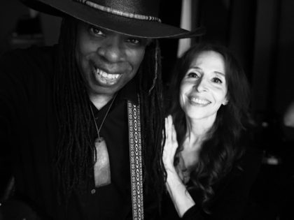 05.2025 | Lights, Camera, Guitar! - Larry and Jillie Simon. On the set in NYC for the upcoming movie 'Real, True, 100 Percent Love'