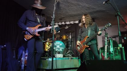 07.2025 | Larry Mitchell and Friends in Lindenhurst, Long Island - Paul Higgins (d) and Lynn Sorensen (b)