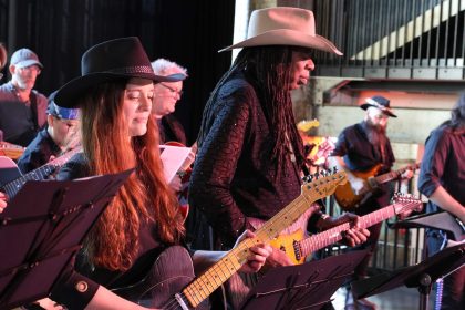 09.2025 | Australia - Topology, 100 Guitars Performance. Photo Credit: RodFletcher.Fotos